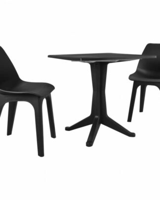 Zahradní bistro set 3 ks antracit Dekorhome