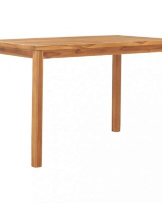 Zahradní jídelní stůl 120 x 70 cm teakové dřevo Dekorhome