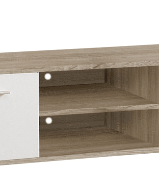 TV skříňka Quadro T13, dub sonoma/bílá