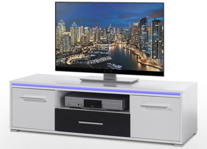TV skříňka Blue Line 3, s osvětlením