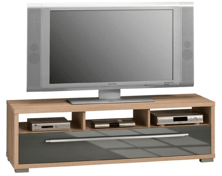 TV stolek Glanz 7645, dub sonoma/šedý lesk