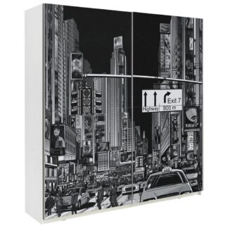 Möbelix Skříň S Posuvnými Dveřmi Plakato New York