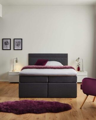 Möbelix Boxspring Postel Rosa 140