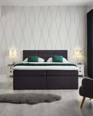 Möbelix Boxspring Postel Lisa 180x200 Cm Včet. Toppera