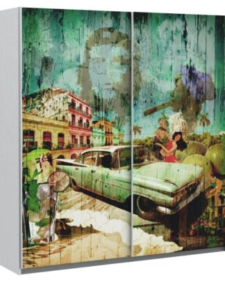 Möbelix Skříň S Posuvnými Dveřmi Plakato Cuba