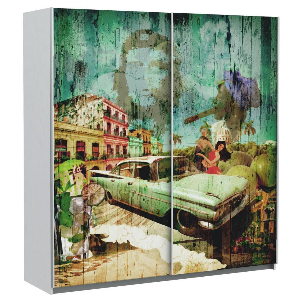 Möbelix Skříň S Posuvnými Dveřmi Plakato Cuba