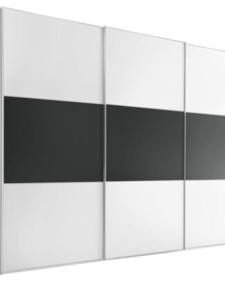 Möbelix Skříň S Posuvnými Dveřmi Includo 249 Cm Bílá/vulkan