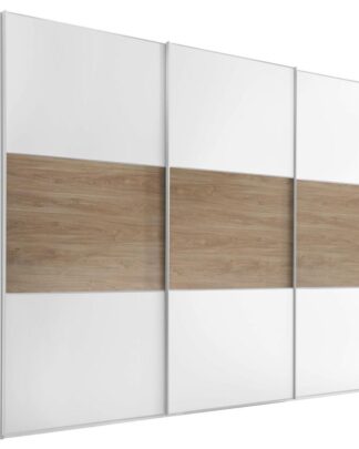 Möbelix Skříň S Posuvnými Dveřmi Includo 298 Cm Bílá/puccini