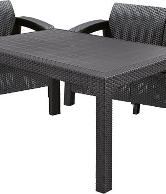 CORFU FIESTA set - antracit + šedé p. Allibert