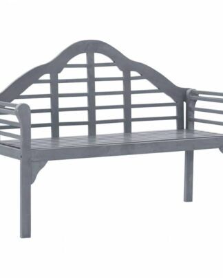 Zahradní lavice 135 cm šedá Dekorhome