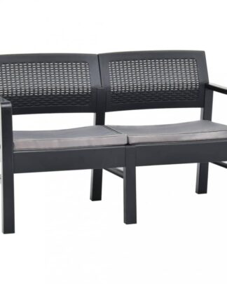 Zahradní lavice 120 cm antracit Dekorhome