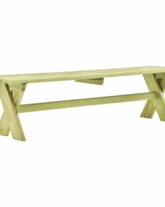 Zahradní lavice 170 cm borové dřevo Dekorhome
