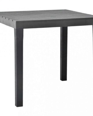 Zahradní stůl 78 x 78 x 72 cm plast Dekorhome Antracit
