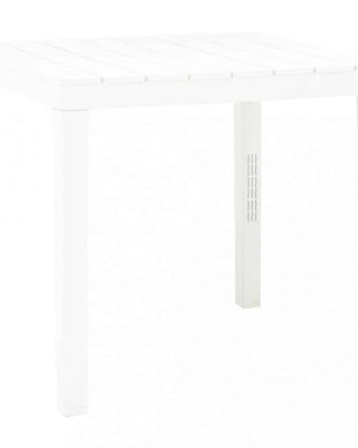 Zahradní stůl 78 x 78 x 72 cm plast Dekorhome Bílá