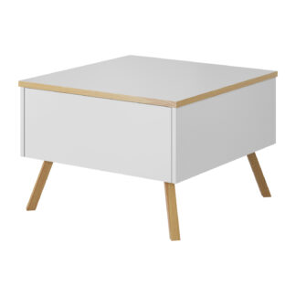 LIMA konfereční stolek, bílá/dub wotan