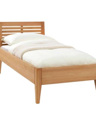 XXXLutz Postel 90/200 Cm Dřevo Barvy Buku Linea Natura