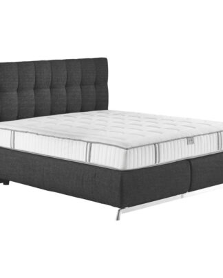 XXXLutz Postel Boxspring 180/200 Cm Textil Antracitová Joop!