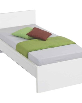 XXXLutz Postel 90/200 Cm Kompozitní Dřevo Bílá Carryhome