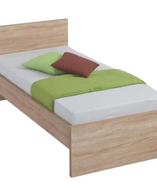 XXXLutz Postel 90/200 Cm Kompozitní Dřevo Sonoma Dub Carryhome