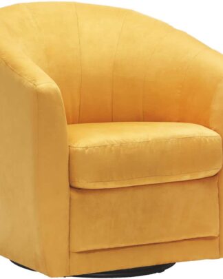XXXLutz Křeslo Textil Žlutá Celina Home