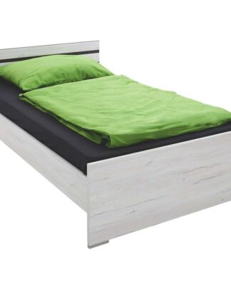 XXXLutz Postel 120/200 Cm Kompozitní Dřevo Barvy Grafitu Bílá Carryhome