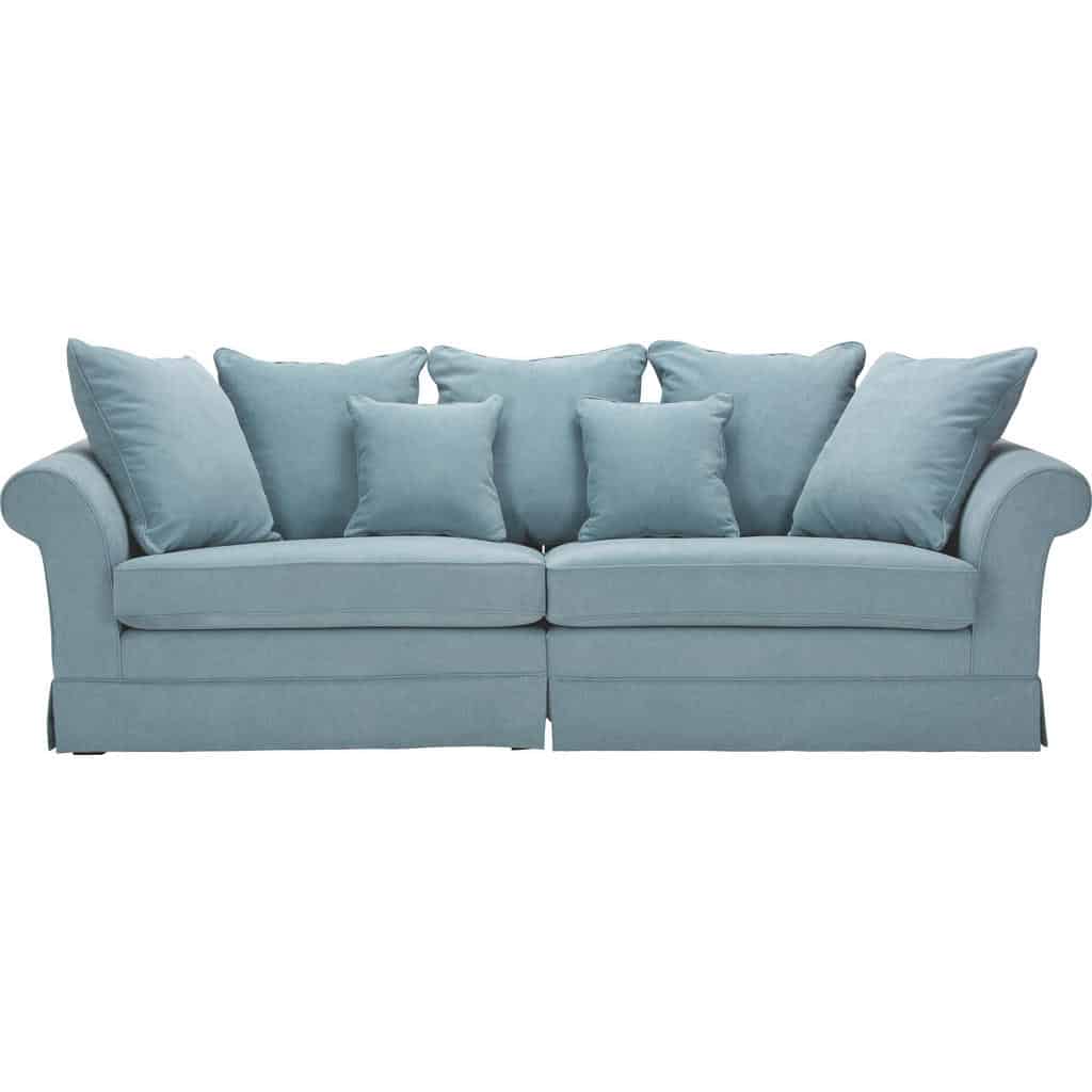 XXXLutz Mega Pohovka Textil Světle Modrá Ambia Home