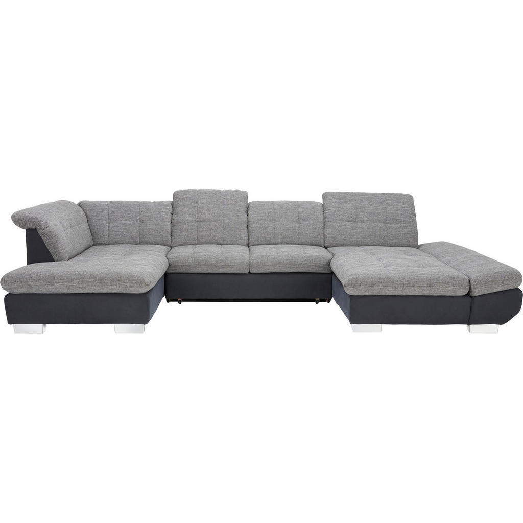 XXXLutz Sedací Souprava Textil Šedá Černá Xora