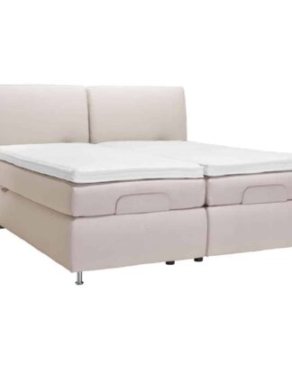 XXXLutz Postel Boxspring 180/200 Cm Textil Béžová Dieter Knoll