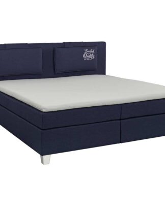 XXXLutz Postel Boxspring 160/200 Cm Textil Modrá Tom Tailor