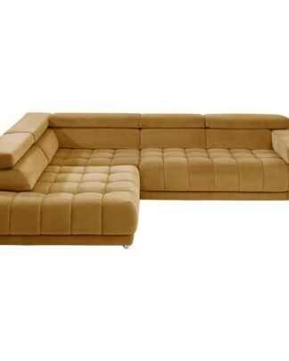 XXXLutz Sedací Souprava Textil Žlutá Beldomo Style