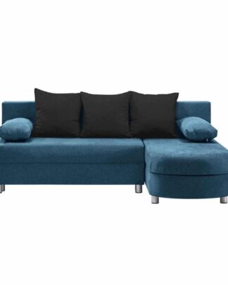 XXXLutz Sedací Souprava Textil Černá Petrolej Carryhome