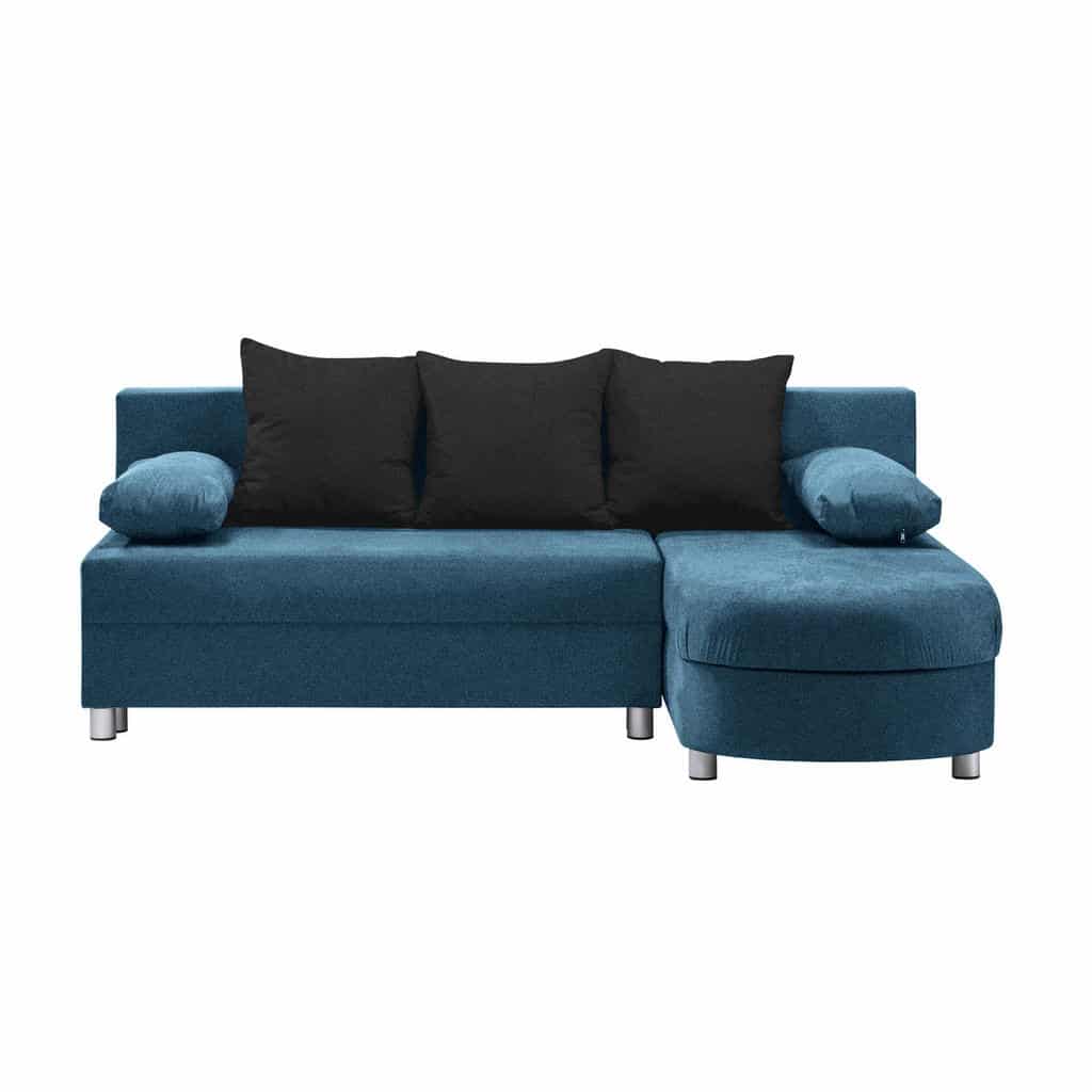 XXXLutz Sedací Souprava Textil Černá Petrolej Carryhome