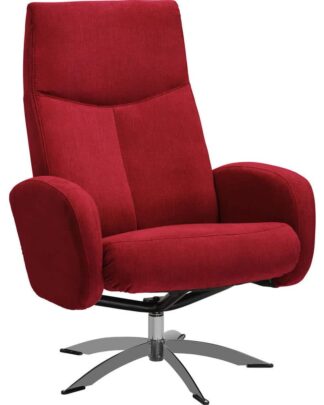 XXXLutz Relaxační Křeslo Textil Červená Welnova