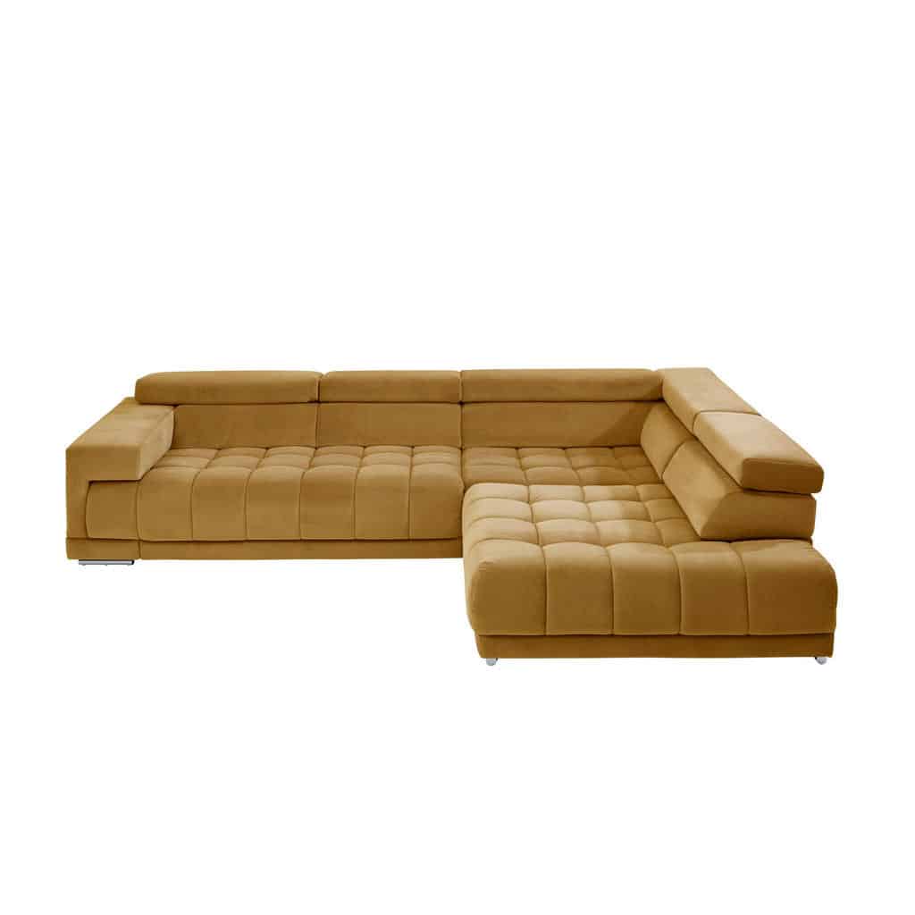 XXXLutz Sedací Souprava Textil Žlutá Beldomo Style