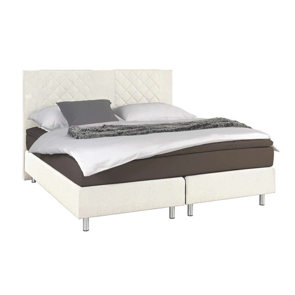 XXXLutz Postel Boxspring 180/200 Cm Textil Béžová Carryhome