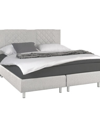 XXXLutz Postel Boxspring 180/200 Cm Textil Antracitová Šedá Carryhome