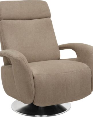 XXXLutz Relaxační Křeslo Textil Šedá Beldomo System
