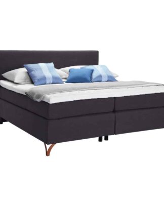 XXXLutz Postel Boxspring 180/200 Cm Textil Antracitová Esposa