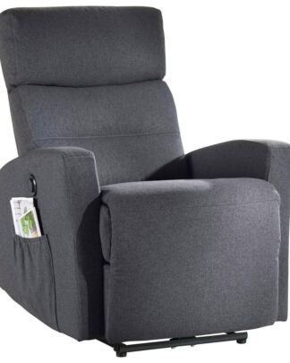 XXXLutz Televizní Křeslo Kov Textil Antracitová Carryhome