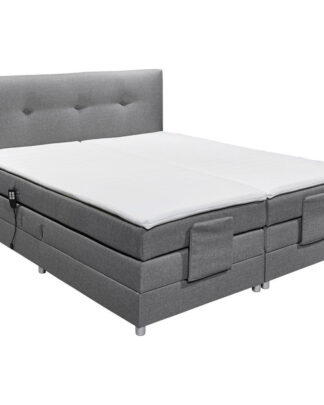 XXXLutz Postel Boxspring 180/200 Cm Textil Šedá Esposa