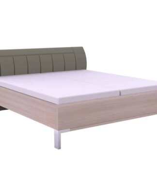 XXXLutz Postel 180/200 Cm Textil Kompozitní Dřevo Šedá Světle Šedá Barvy...