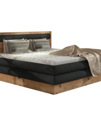 XXXLutz Postel Boxspring 180/200 Cm Dřevo Textil Kompozitní Dřevo...