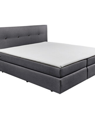 XXXLutz Postel Boxspring 180/200 Cm Textil Antracitová Carryhome
