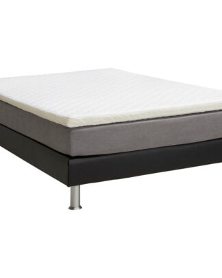XXXLutz Postel Boxspring 120/200 Cm Textil Šedá Černá Bentley