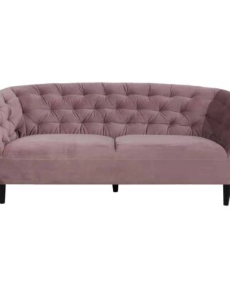 XXXLutz Pohovka Chesterfield Textil Růžová Ambia Home