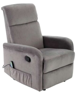 XXXLutz Televizní Křeslo Umělá Hmota Textil Šedá Carryhome