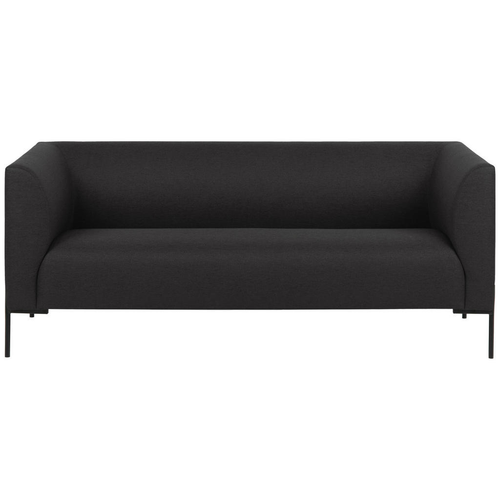 XXXLutz Dvojsedák Kov Textil Tmavě Šedá Ambia Home