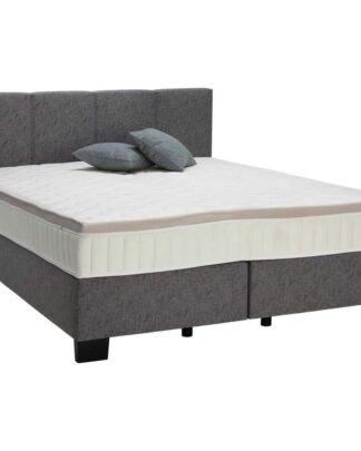 XXXLutz Postel Boxspring 160/200 Cm Textil Platinová Hom`in