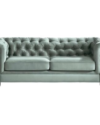 XXXLutz Pohovka Chesterfield Textil Mátově Zelená Ambia Home