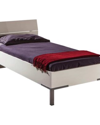 XXXLutz Postel 90/200 Cm Kompozitní Dřevo Bílá Xora
